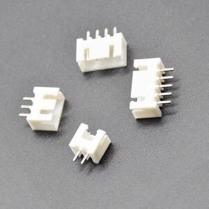 50 개/몫 2P 3P 4P 5P 6Pin 터미널 2.54mm 피치 XH PCB jst XH2.54 핀 헤더 커넥터