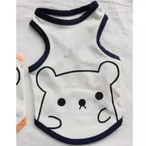 [반려] 빅베어 티셔츠 강아지 1P 여름 나시티 네이비 데일리