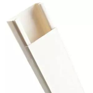 전선 몰딩 사각 대형 선정리 쫄대 29mm 1M 2P 백색 전기 몰드 케이블 랜 PVC 랜선 선가리개