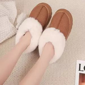 여자 털발목부츠 캐주얼 장화 패션 숏부츠 발편한부츠 여성털신발 겨울신발 여자겨울신발