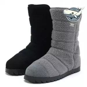 겨울 따듯한 여성 방한 롱부츠 후리스 원터치 털부츠 겨울털부츠 겨울철털부츠