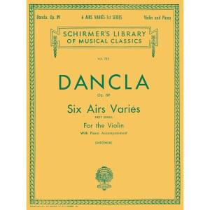 Dancla: 6 Airs Vari s, Op. 89 | 학생 및 교사를 위한 고급 바이올린 피아노 악보 중급 기술 개발 수업 오디션을 클래식 솔로 레퍼토리 컬렉션