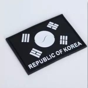 실리콘 야광 태극기 패치 찍찍이 밀리터리 와펜 기념 삼일절 현충일 광복절 한글날