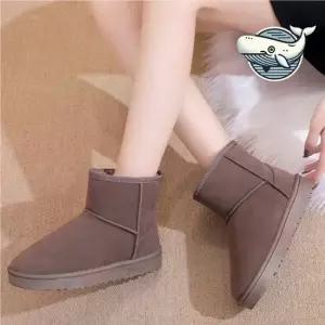 겨울 방한 여성 부츠 양털 패딩 신발 따뜻한 양털기모신발 양털부츠 기모여성부츠