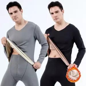 [하프클럽/]남성 피치기모 보온내의세트 따뜻한 겨울용 이너웨어