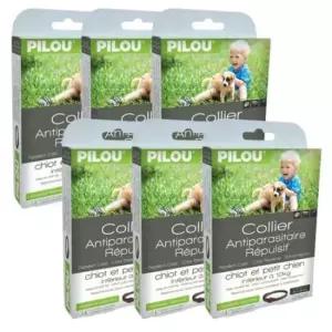 [반려] 반려견해충방지 강아지 해충방지 목걸이 6P 벌레 산책