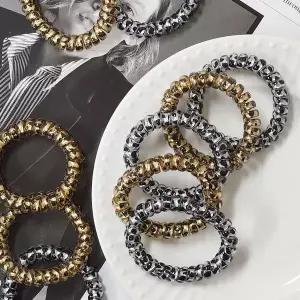 [하프클럽/]헤어 머리끈 전화선 짱짱한 똥머리 얼룩 10P 고무줄