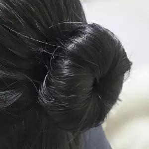 [하프클럽/]집게 똥머리 볼륨 뽕 패드 머리 올림 당고 핀