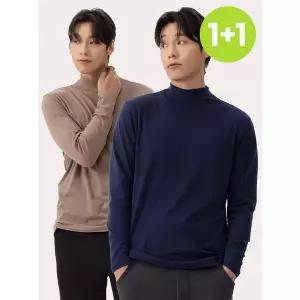 [하프클럽/] 1 1 남자 기모 모크넥 목폴라 터틀넥 반폴라