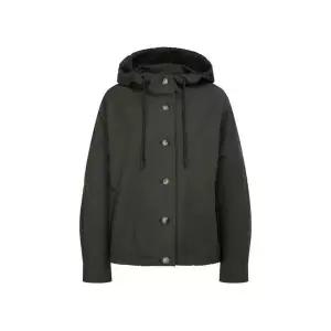 [하프클럽/셀러허브_여성트랜드패션]헤지스 여성 후디 숏 캐쥬얼 점퍼 다크