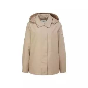 [하프클럽/셀러허브_여성트랜드패션]헤지스 여성 다크베이지 탈착후드 면