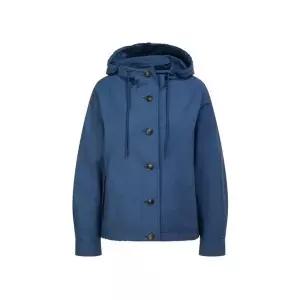 [하프클럽/셀러허브_여성트랜드패션]헤지스 여성 후디 숏 캐쥬얼 점퍼 블루