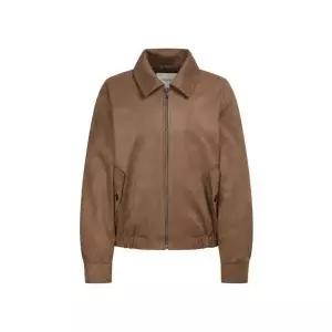 [하프클럽/셀러허브_여성트랜드패션]헤지스 여성 스웨이드 패브릭 헤링턴