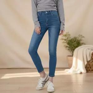 [하프클럽/셀러허브_여성트랜드패션]여성용 신축 H라인 하이웨스트 데님팬