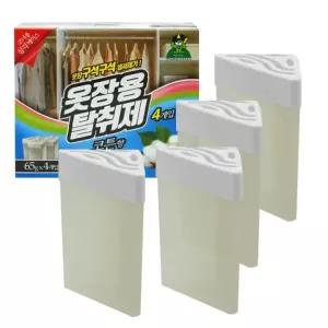 산도깨비 옷장 모서리 코너용 탈취제 코튼향 4개입