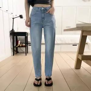 [하프클럽/]여자 데일리 편안한 연청 스판 데님 스키니진