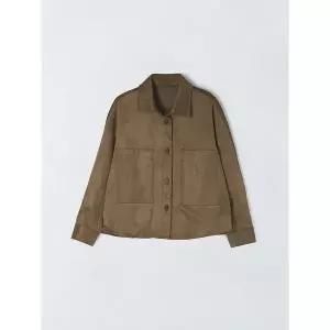 [하프클럽/앤클라인]스퀘어 스웨이드 자켓 E5HW050