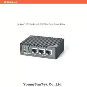NanoPi R6S 소프트 라우터8G RAM  32G eMMC YoungSunTek RK3588S GPUVPU 4 Cortex-A76A55 2.4GHz1.8GHz 2.5