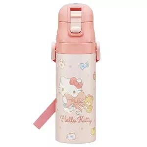 헬로키티 빅리본 원터치 스테인레스 보틀 686412휴대용물통 간편물병 미니물 아이물 캐릭터물 밀폐물