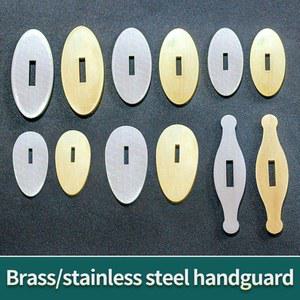 칼 제작용 손가락 가드 볼스터 황동 스테인레스 스틸 1개