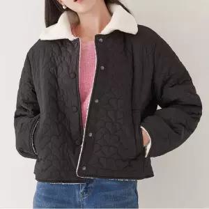 덤블 매칭 퀼팅 자켓 (RMJPD4TR12-T)