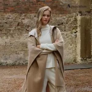 [하프클럽/]25FW 이태리 울100 케이프1종