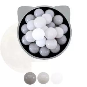 유치원 어린이집 놀이방 85mm 미드나잇볼 약 80개볼풀공 장난감 완구 선물 크리스마스 조카 유아 토이 키즈