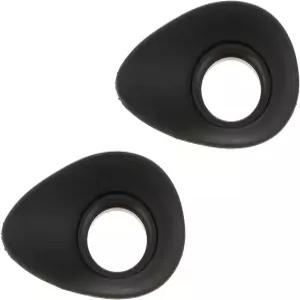 MinnowY 2Pcs 망원경 컵 22mm 내경 접이식 피스 커버 고무 현미경