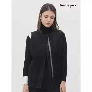 [하프클럽/보니스팍스]앞지퍼 날개사 베스트-ZF93KV012