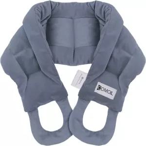 손잡이가 달린 목과 어깨를 위한 COMOIL 전자레인지 히팅 패드 33 59 길이의 온열 넥 랩 재사용 가능한