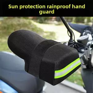 모터사이클 핸들바 방수 방풍 핸드 커버 모든 날씨 라이딩용 자외선 차단 바이크 장갑 겨울용