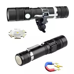 [콩심팥심]자전거 LED 충전식 야외 안전등 전조등 랜턴 라이트