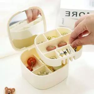 [하프클럽/]케이스 반지 악세사리 보관함 크림 보석함 악세사리보관함