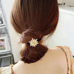 [하프클럽/]예쁜 세트 헤어 끈 당고 똥 3종 머리끈 헤어끈 머리 고무줄