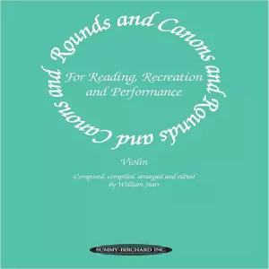 읽기 레크리에이션 및 연주를 위한 라운드와 캐논 바이올린 앙상블 또는 비올라 및/또는 첼로와 함께