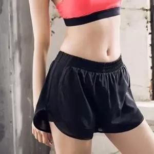 [하프클럽/]여자 2겹 반바지 트레이닝 레쉬가드 운동복 요가복