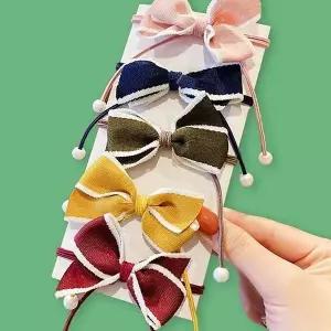 [하프클럽/]고무줄 머리끈 머리고무줄 컬러 헤어 끈 세트 5개 예쁜