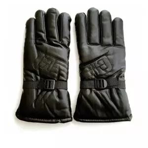 가죽 방한 오토바이장갑 손목 롱 바이크 겨울 털 장갑