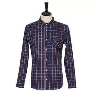 [골드스마일]체크셔츠 오버핏 남자남방 단가라 루즈 솔리드 가을