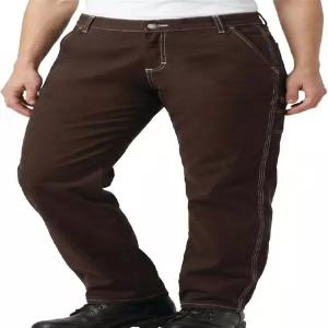 디키스 여성 작업 바지 - 유틸리티 슬림 핏 작업복용 내구성 카펜터 팬츠