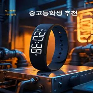 진동 알람 시계 고등학생 중학생 강력한 타이머 손목