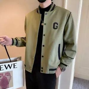 [골드스마일]남자 3컬러 G로고 봄버자켓 간절기 야구점퍼 블루종