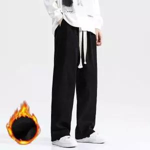 캐주얼 골덴 팬츠 기모 남성 허리밴딩