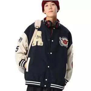 남성 야구점퍼 간절기 초겨울 오버핏 스타디움 자켓