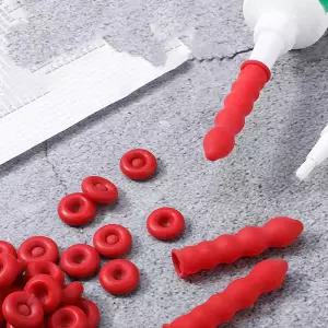 코킹 튜브 캡 실러 유리 커버 라텍스 소재 헤드 밀봉 및 보존용