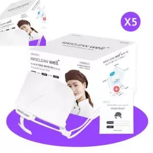 buyus 마스크린 웰플러스 5P 세트 5개입 투명위생마스크 투명안면마스크 주방위생마스크 주방용마스크 업소용마스 굿딜 브이숍 illo001