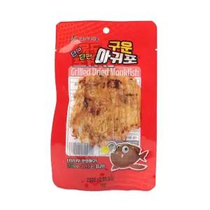 삼호) 구운 아귀포 15g(1타 10개입)아세트 구운어포 건조 건조아 간식