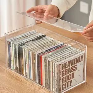 CD 아크릴 투명 박스 수납 정리함 케이스 진열