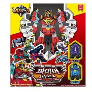 쥬라기캅스3 파이어사우르스로봇 장난감 합체 조립 변신 남아선물 변신트 로카 어린이날 무선 로보 선물용