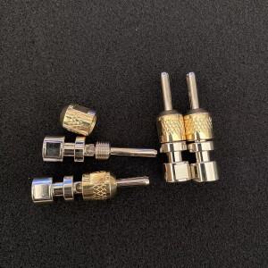 바나나 플러그 CAB 잠금식 피버 혼 케이블 Y 포크 변환